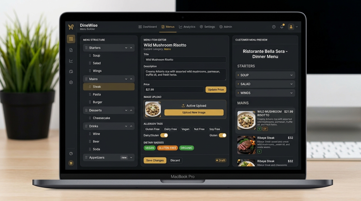 Menu Management